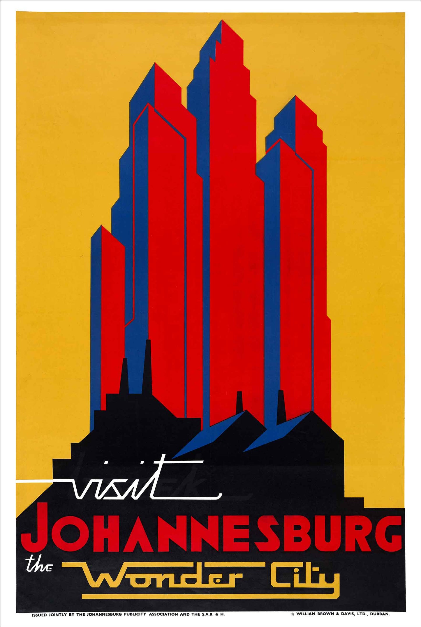 Visit Johannesburg 24 x 36