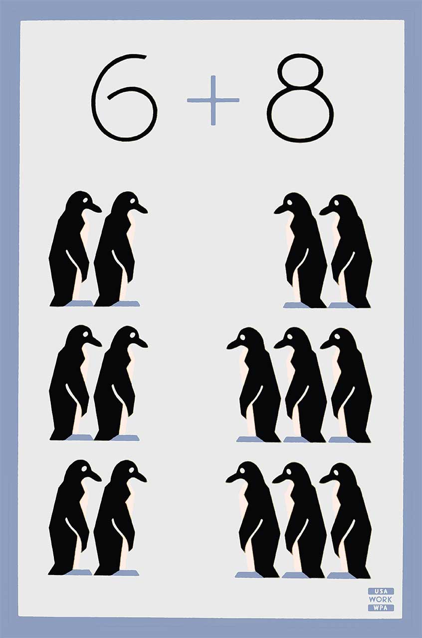6 8 Penguins 12 x 18