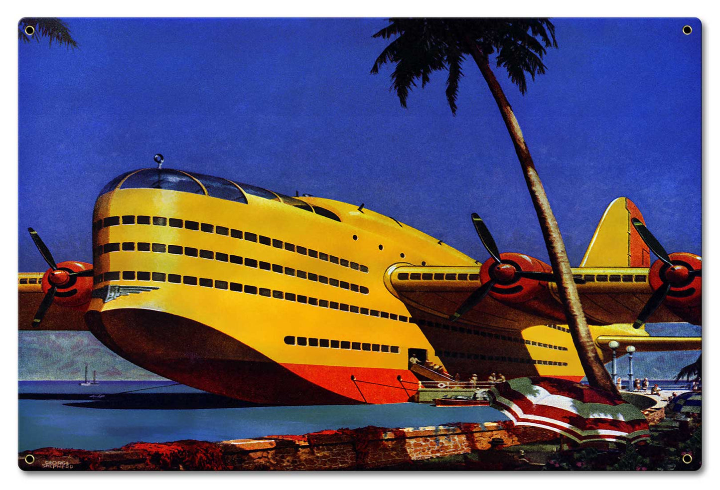 Fantasy Seaplane 24 x 16
