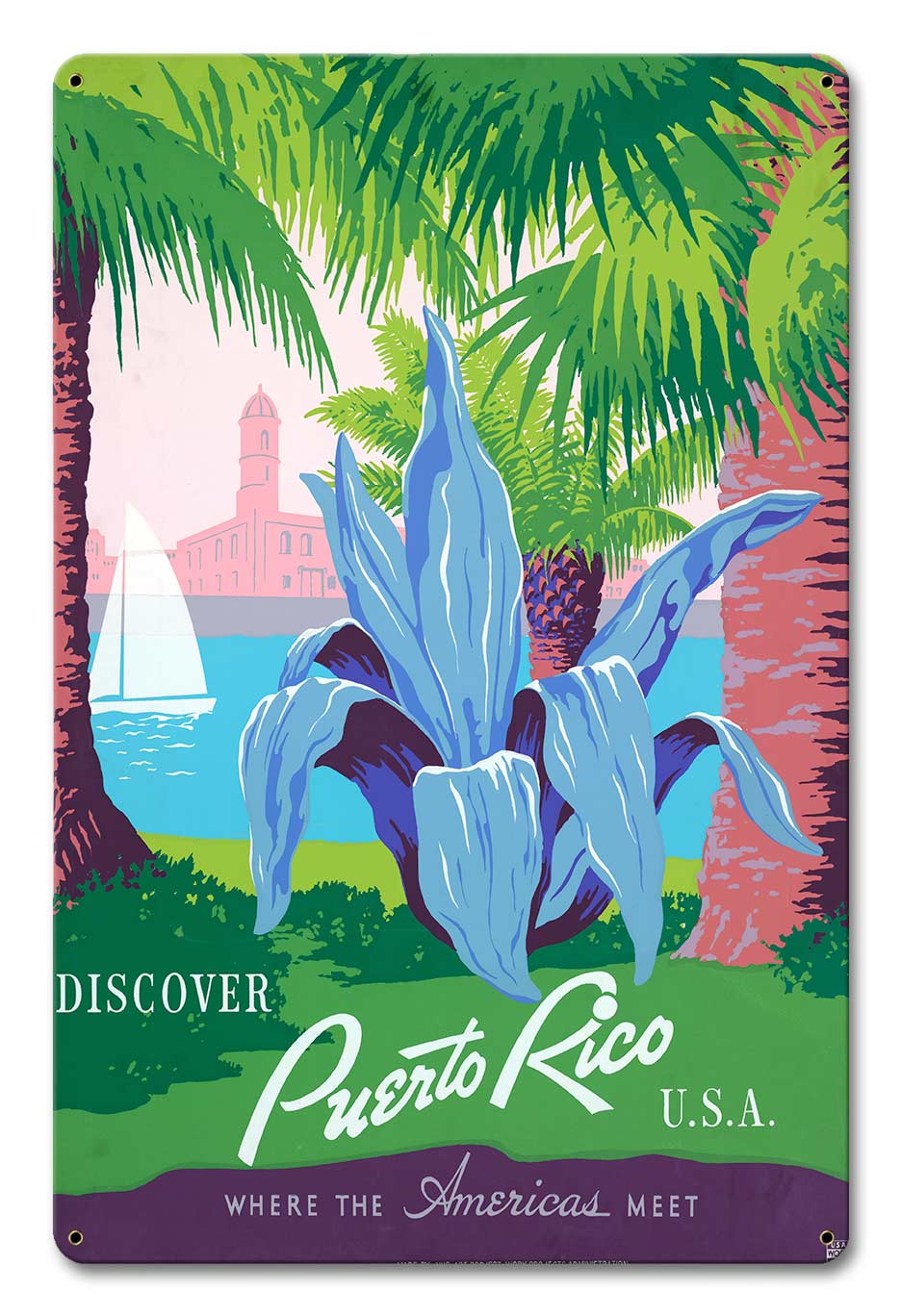 Discover Puerto Rico 2 12 x 18