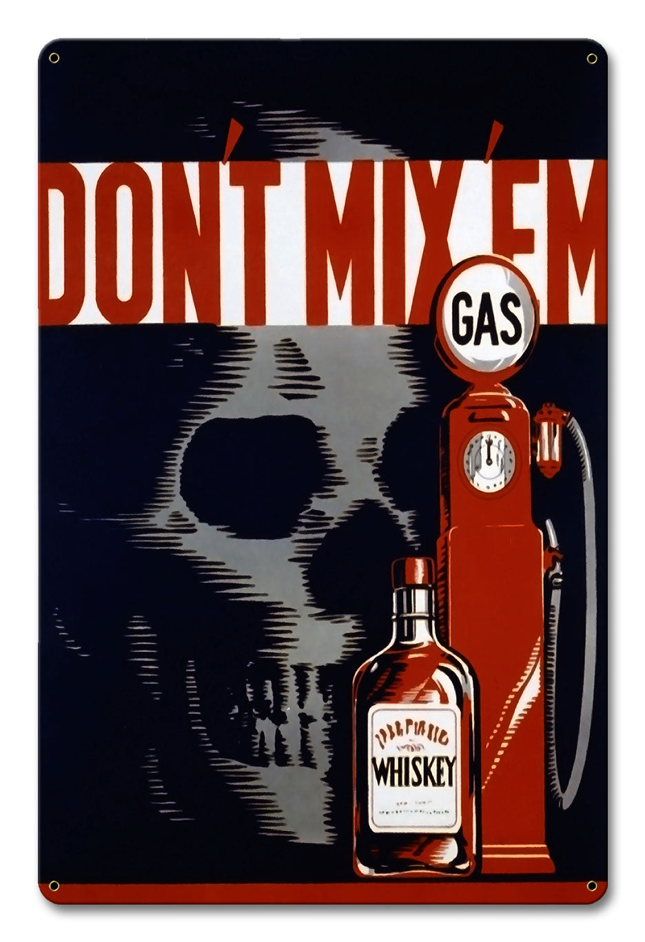 Don'T Mix 'Em 12 x 18