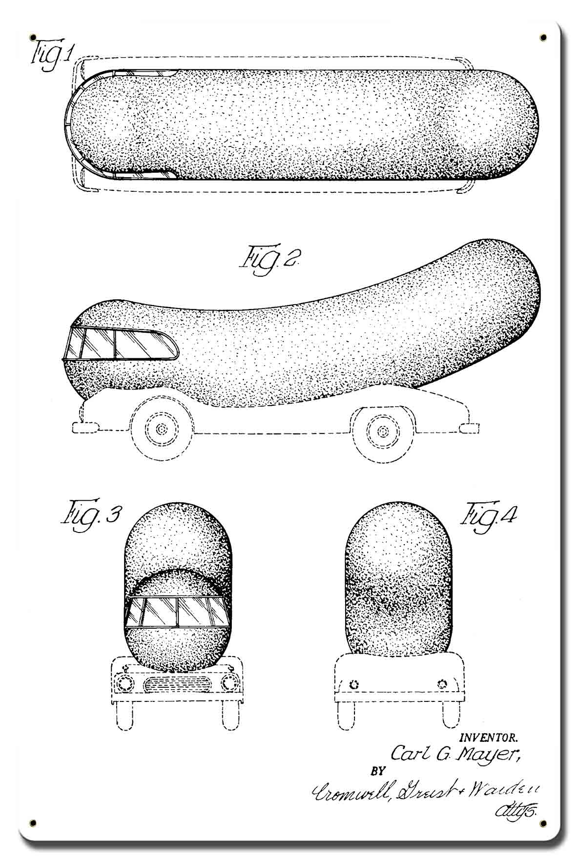 Weinermobile Patent 16 x 24