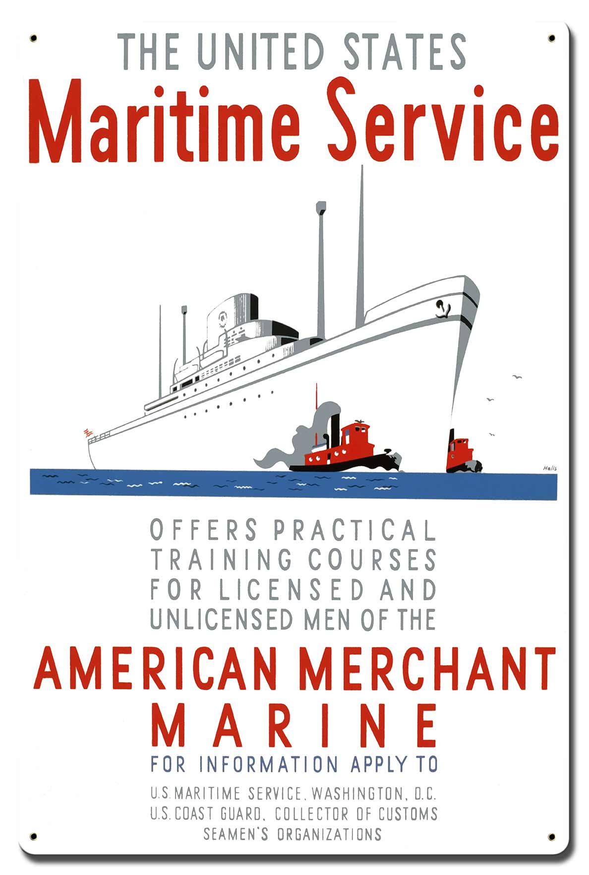 Maritime Service 16 x 24
