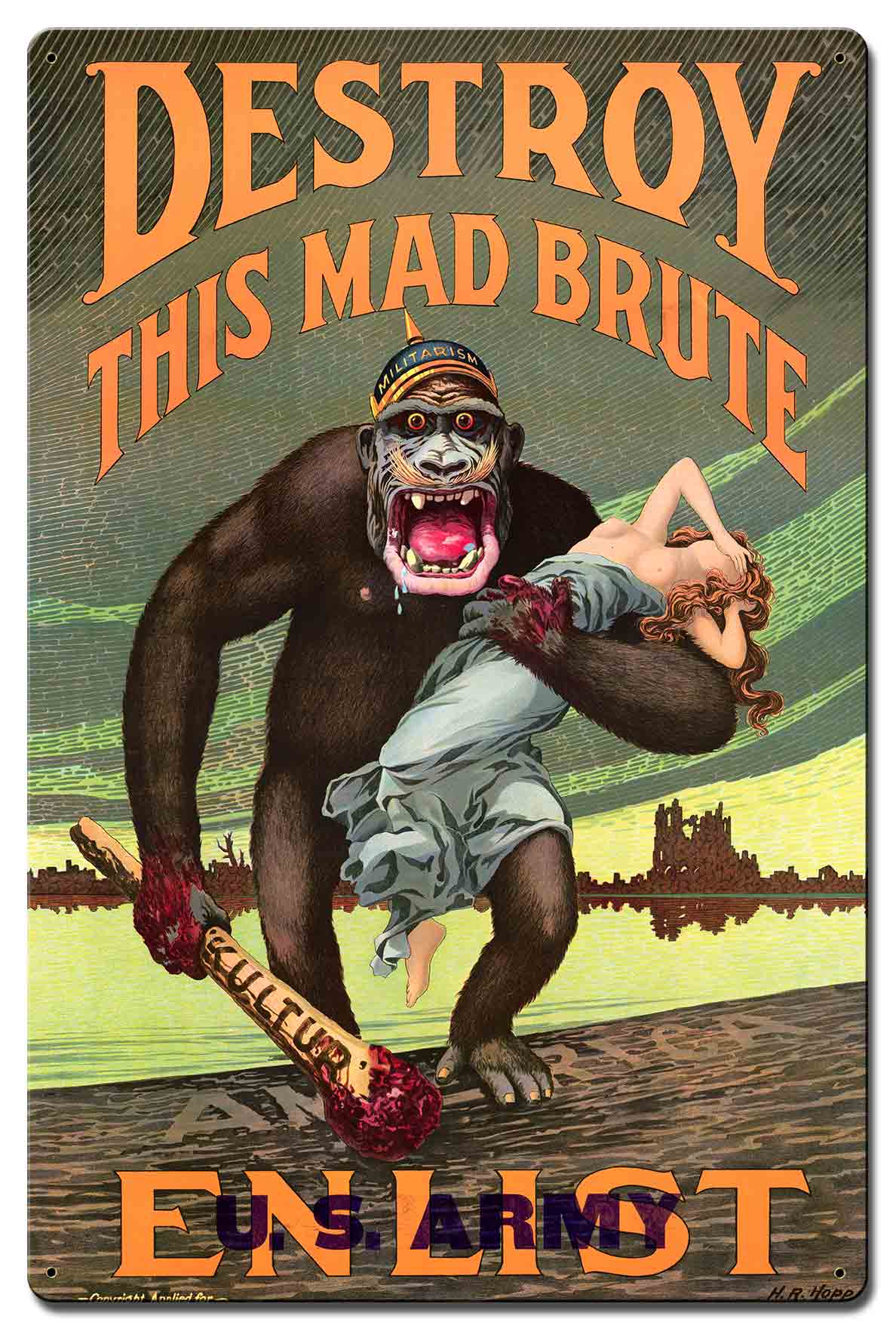 Destroy The Mad Brute 16 x 24