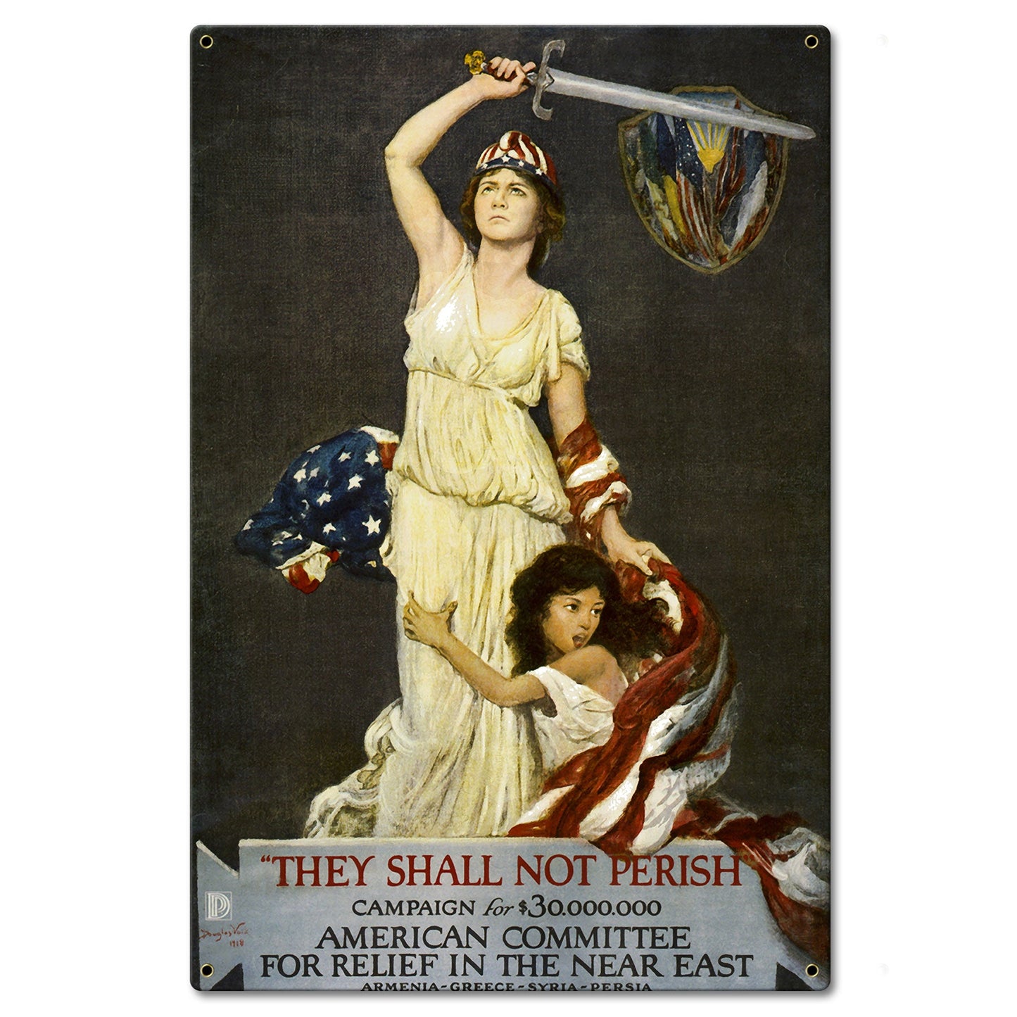 They Shall Not 12 x 18