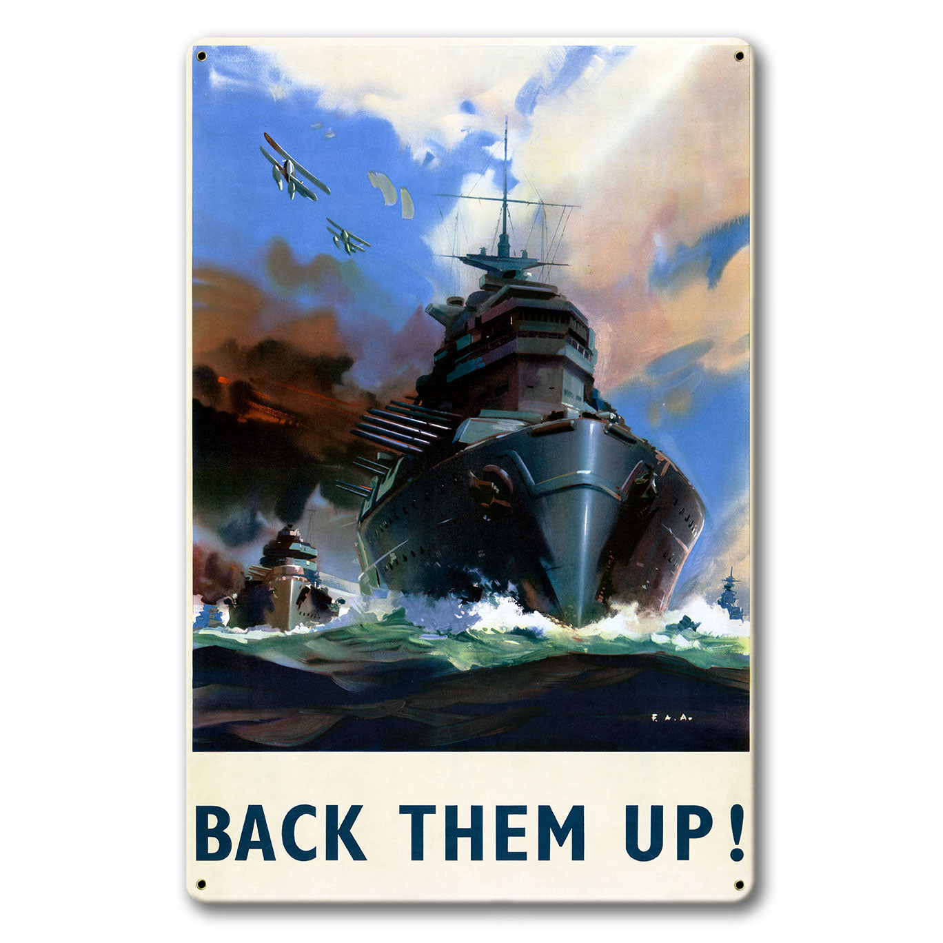 Back Them Up 24 x 36