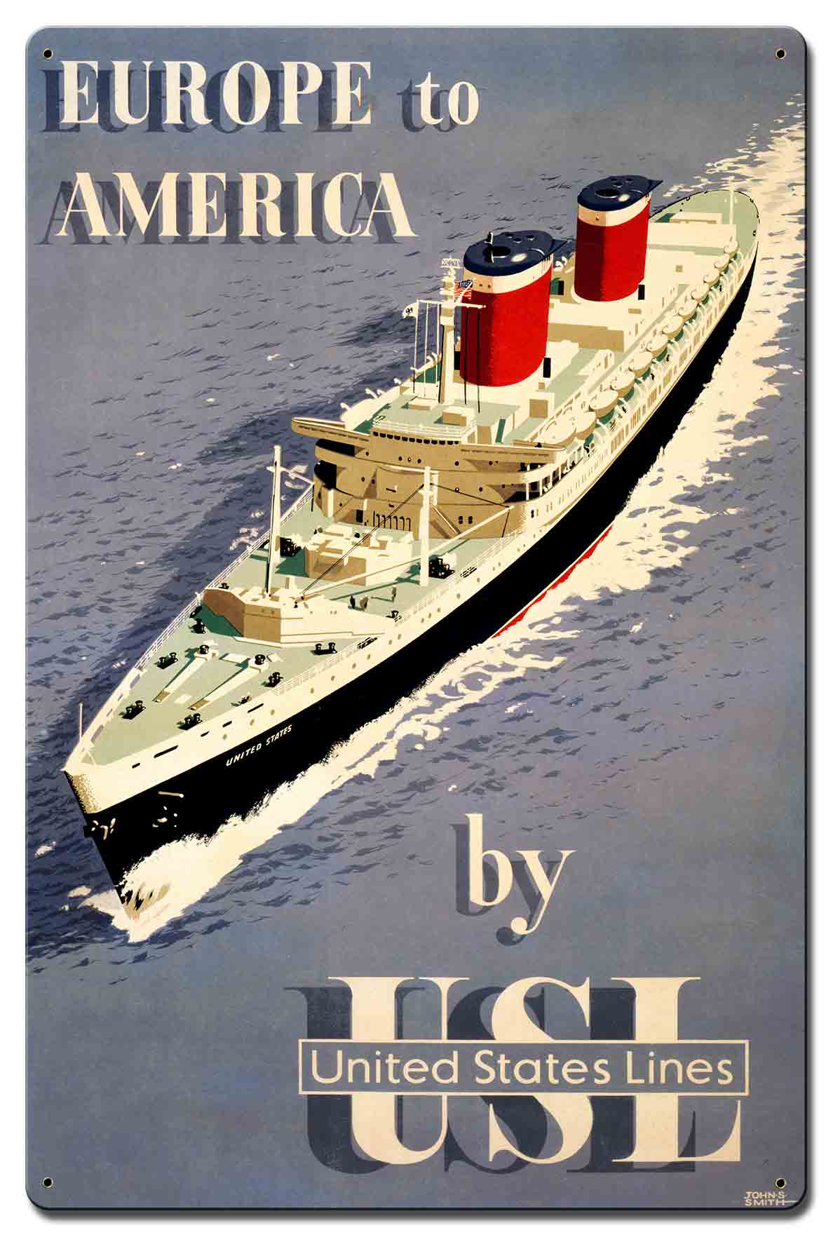 Europe To America 16 x 24