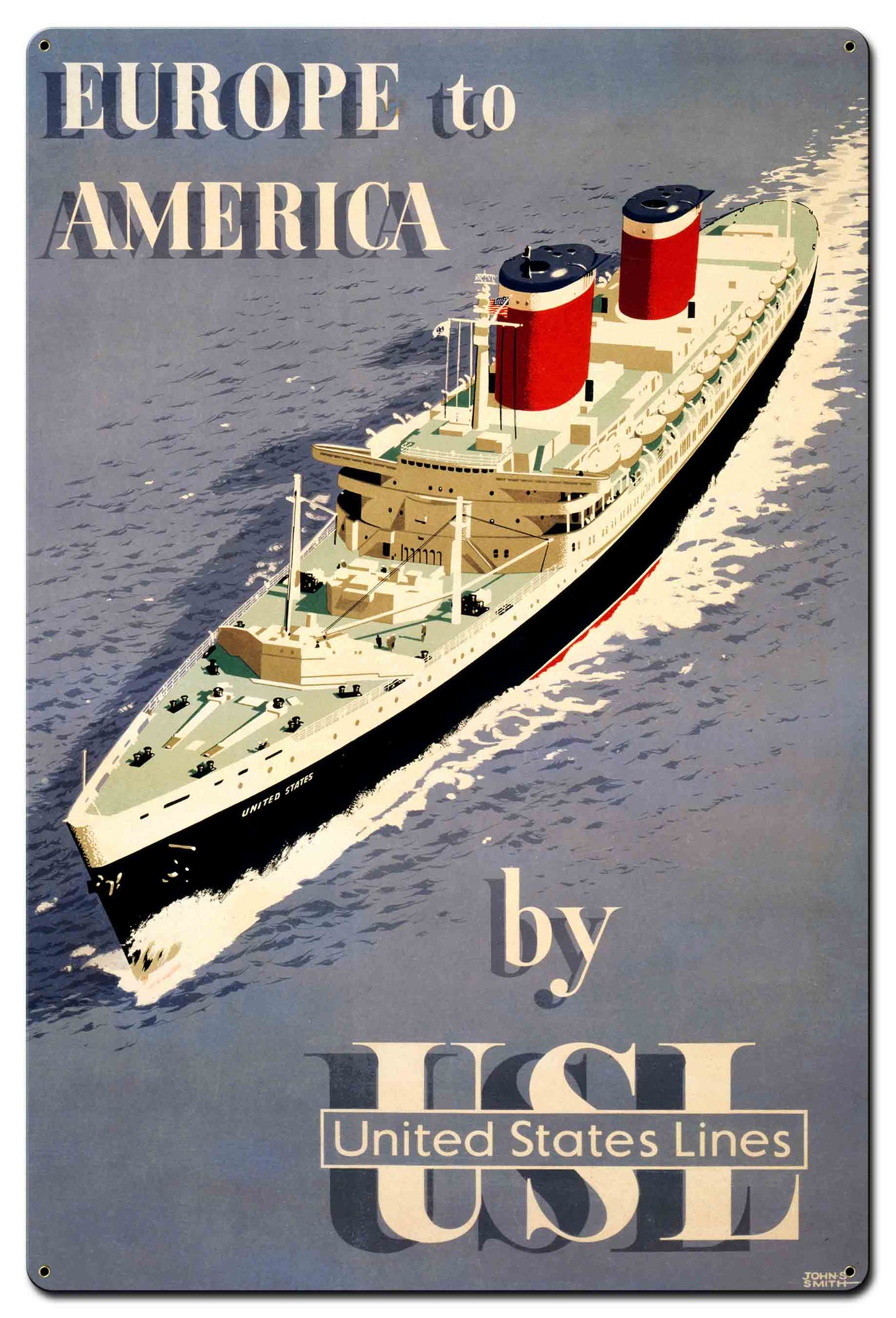 Europe To America 24 x 36