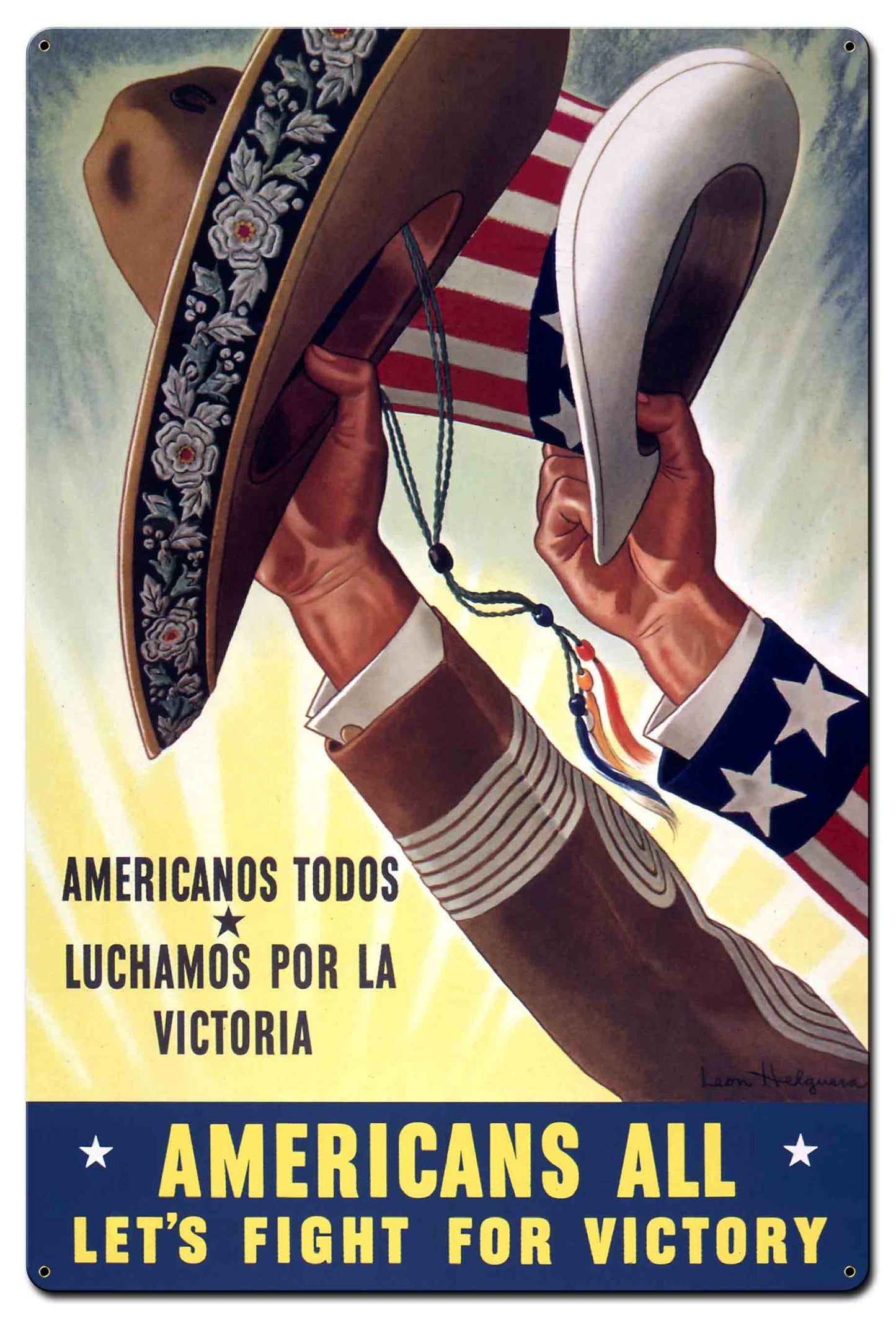 Americans All Fight For Victory 24 x 36