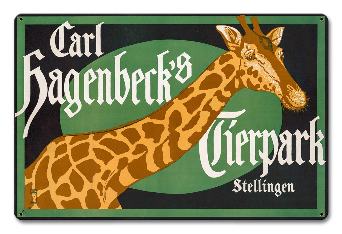 Carl Hagenbecks Tierpark Stellingen Giraffe 18 x 12