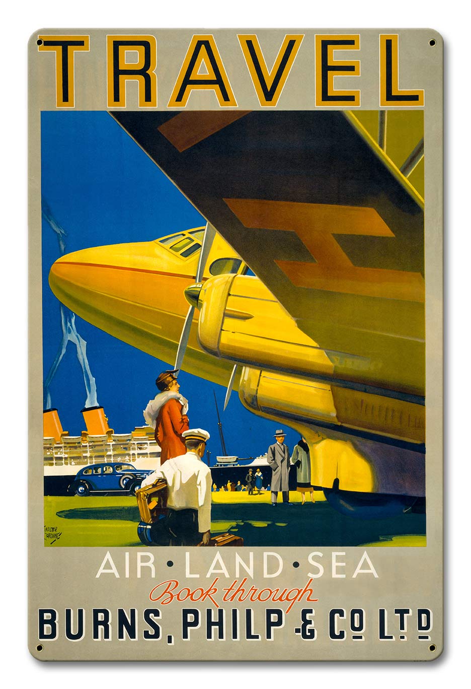 Travel Air Land Sea 12 x 18
