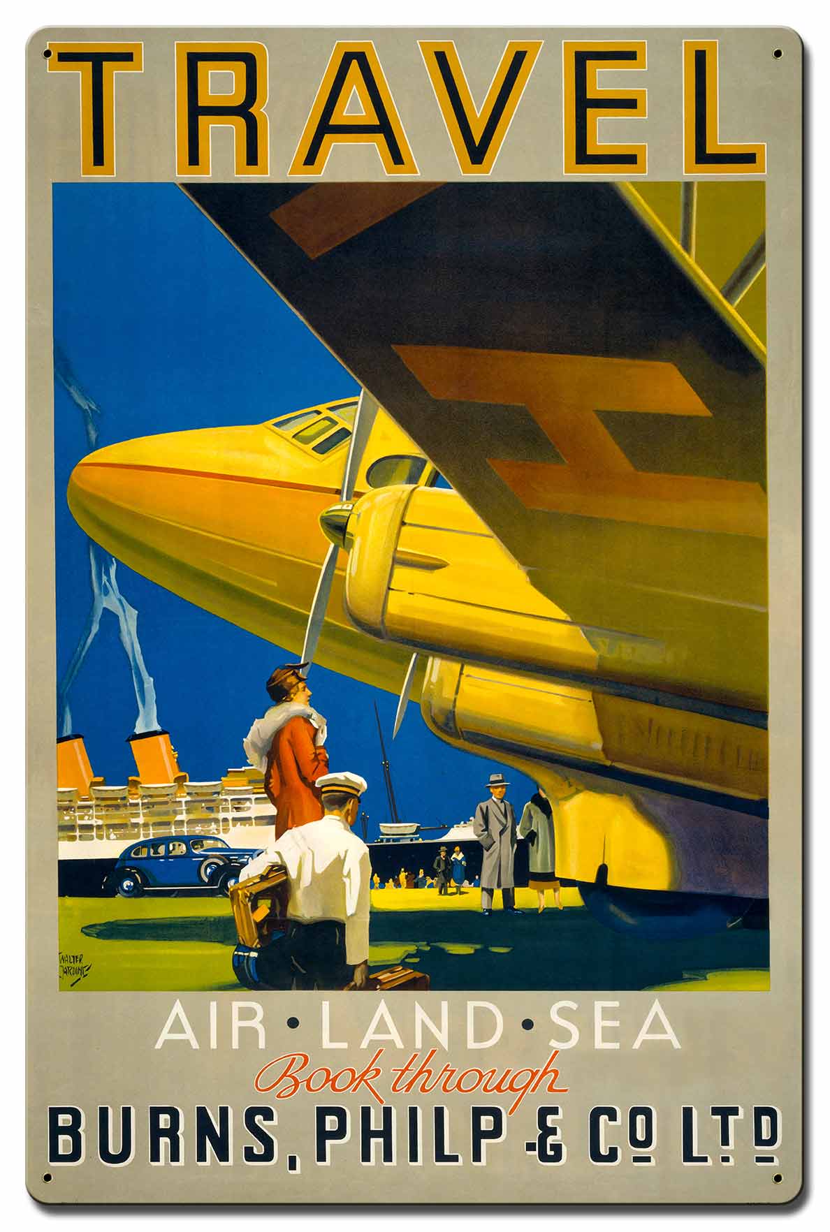 Travel Air Land Sea 16 x 24
