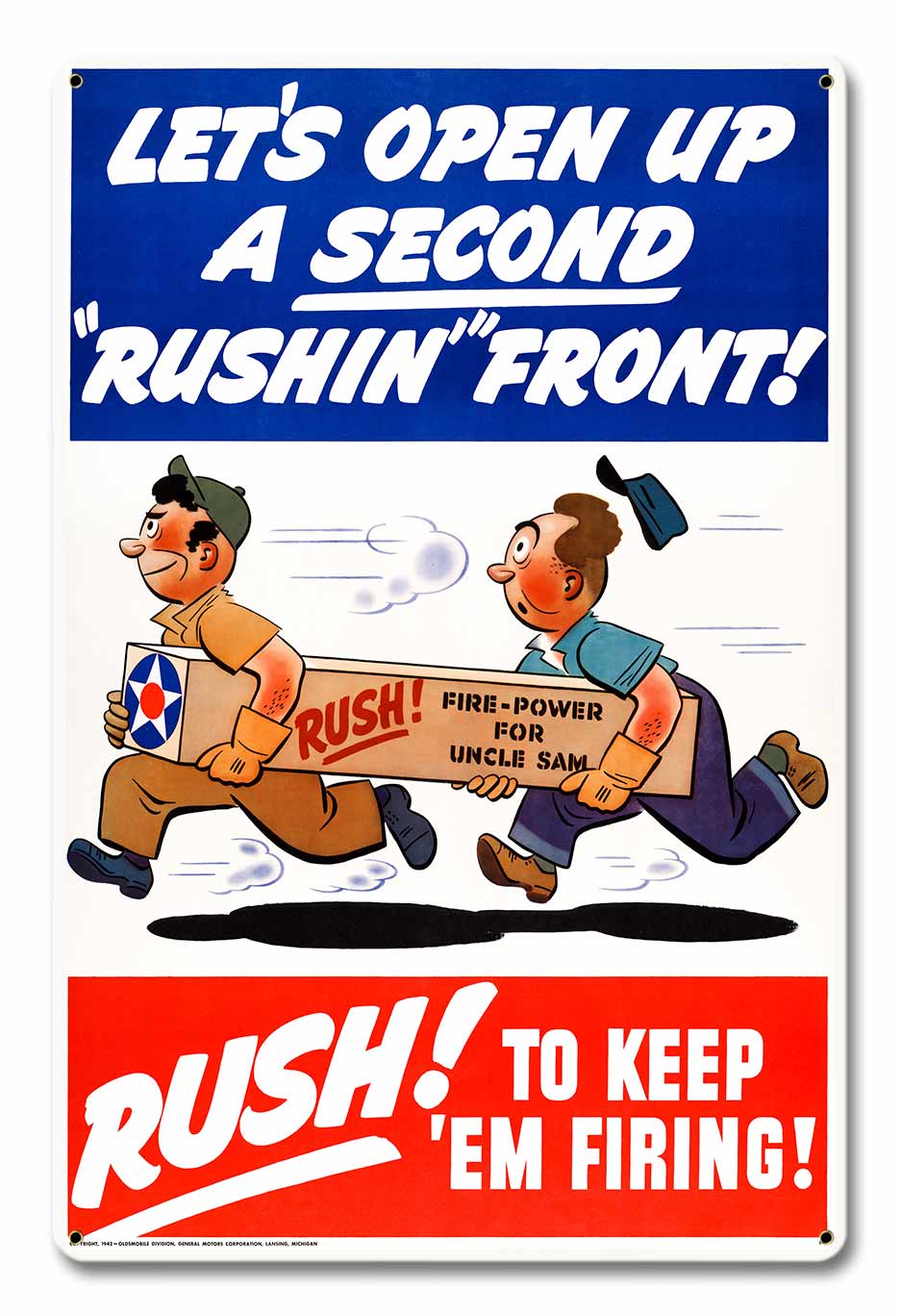 A Second Rushin Front 12 x 18