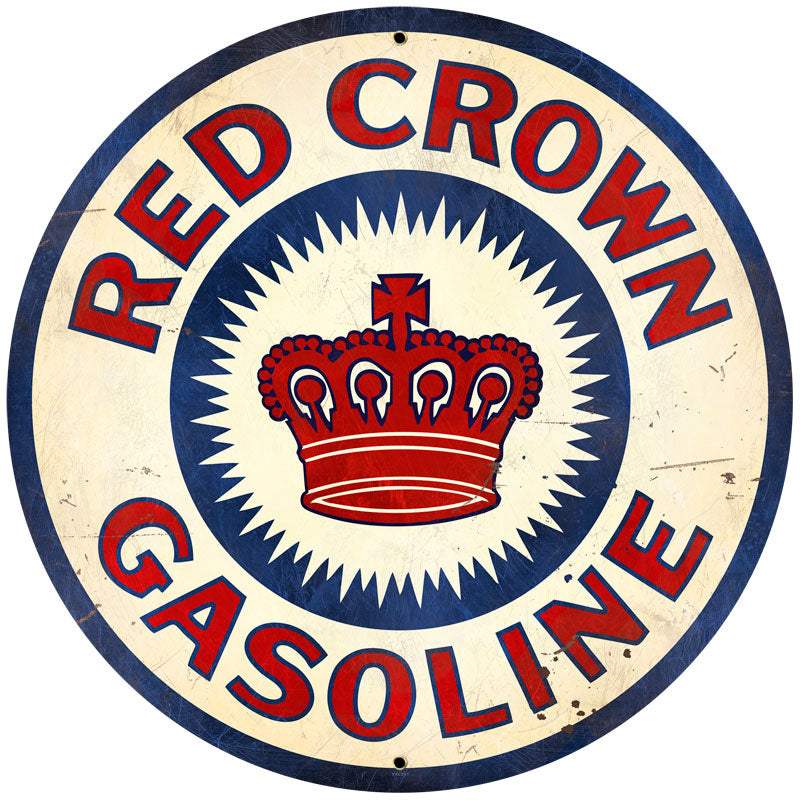 Red Crown Gasoline 28 x 28