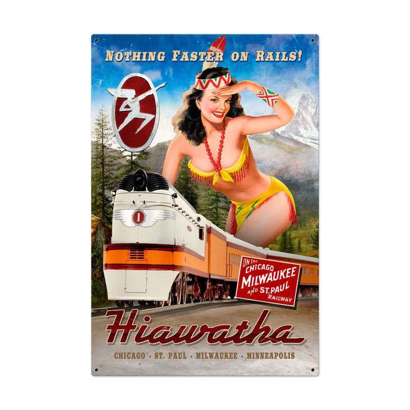 Hiawatha Indian 24 x 36