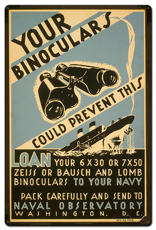 Your Binoculars Navy Loan 36 x 24