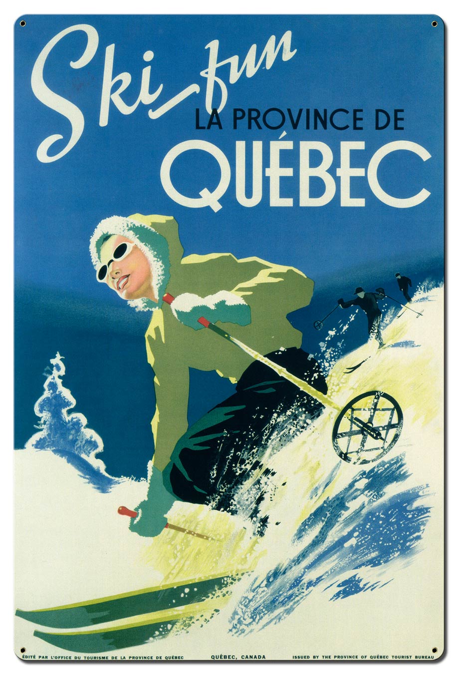 Ski Fun Quebec 24 x 36