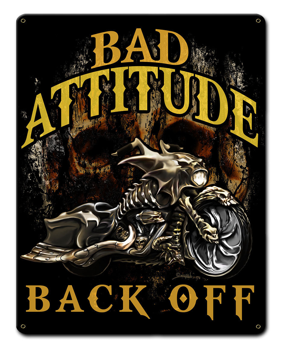 Bad Attitude Bad Ass Bagger 12 x 15