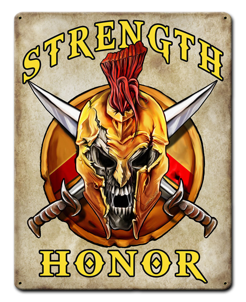Spartan Skull Shield 12 x 15