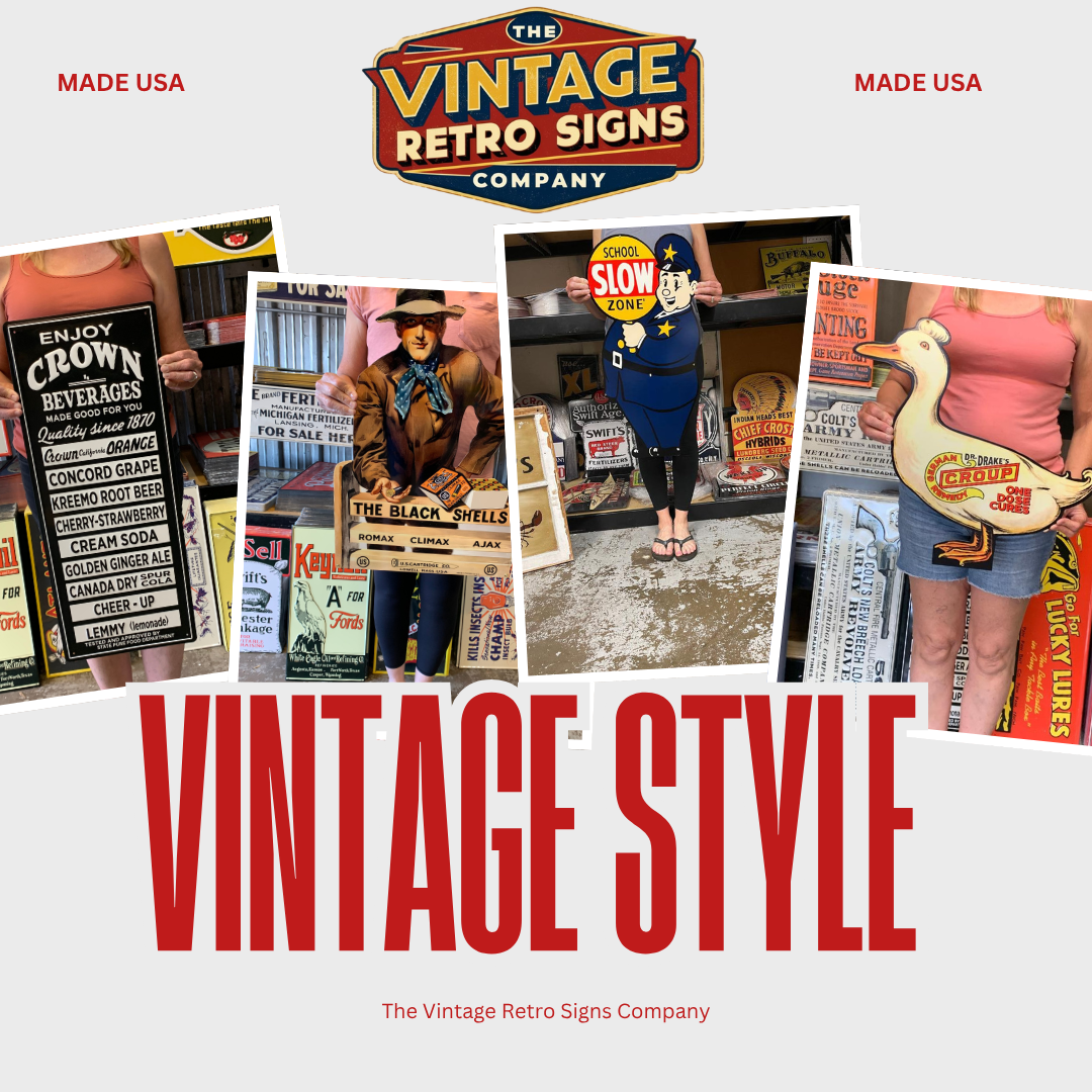 Vintage Style Signs