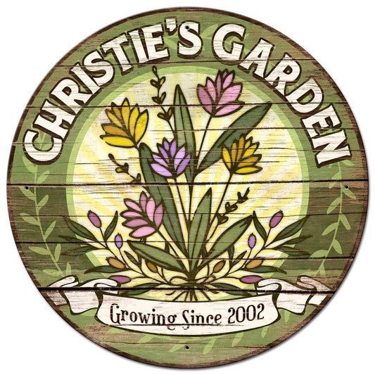 Garden Personalized 28 x 28