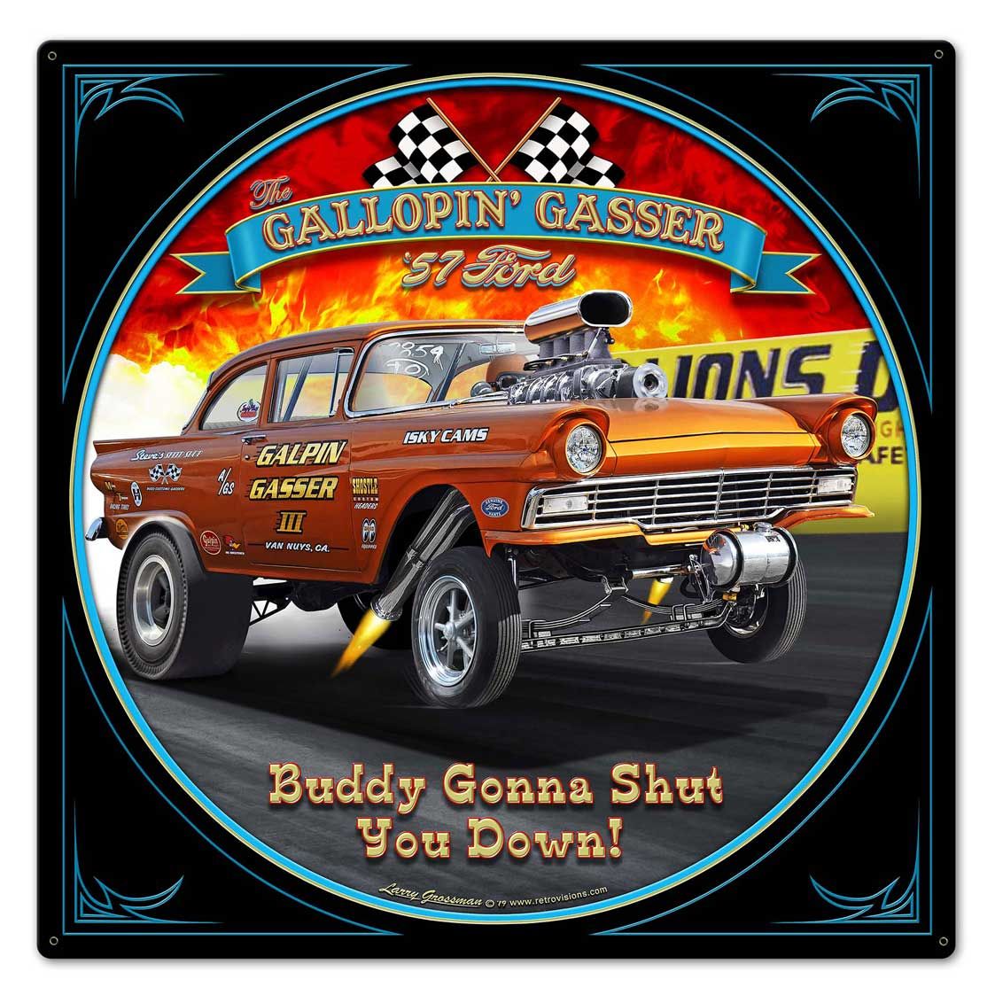 1957 Ford Gasser 24x24