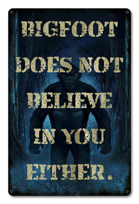 Big Foot Unbeliever 12 X 18