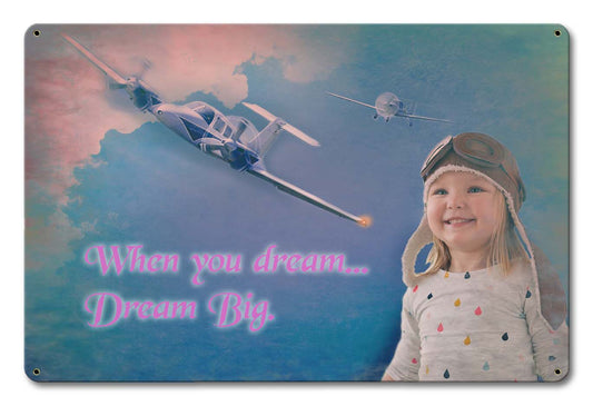 Dream Big Girl 18 x 12