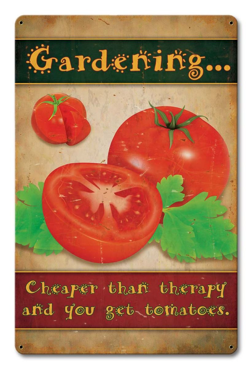 Gardening Cheaper Than Therapy 12 x 18