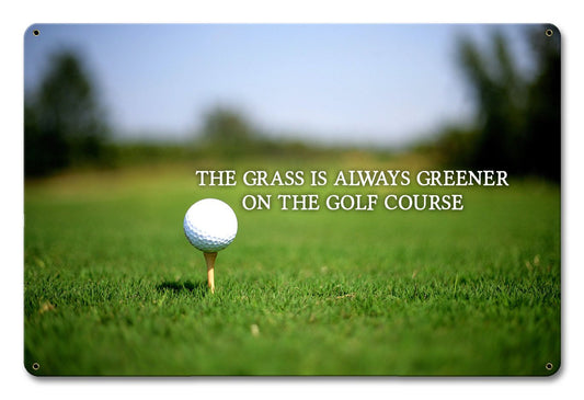 Greener On The Golf Course 18 x 12