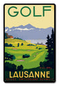 Golf Lausanne Switzerland 12 x 18