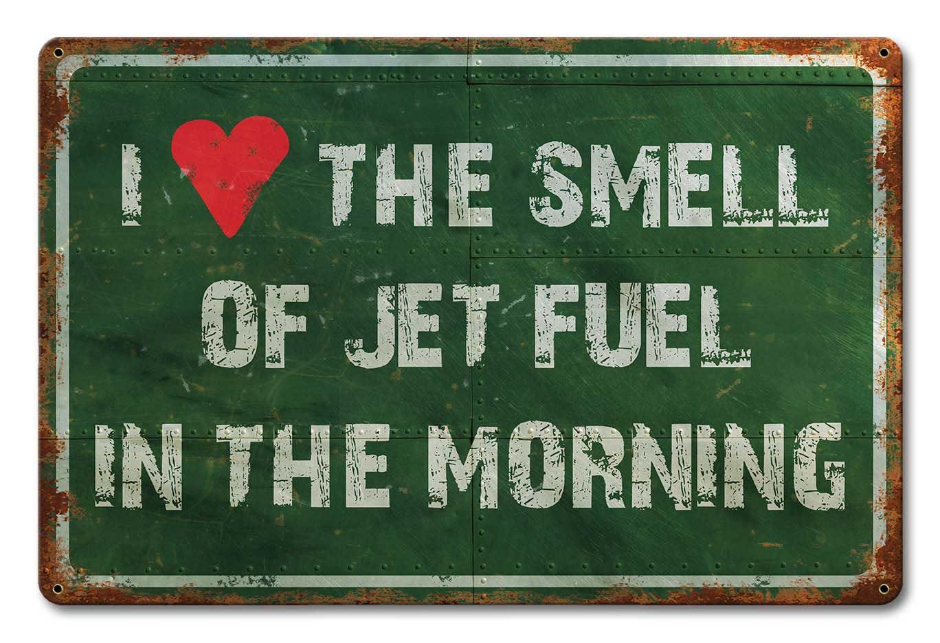 The Smell Of Jet Fuel 18 x 12