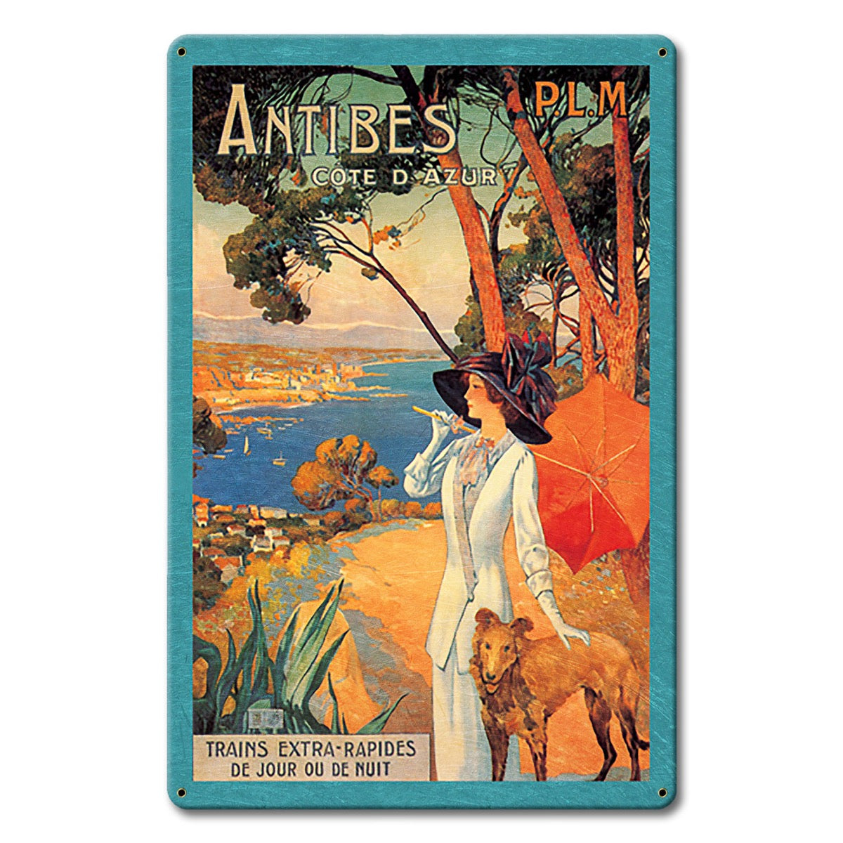 Antibes Travel 12 x 18