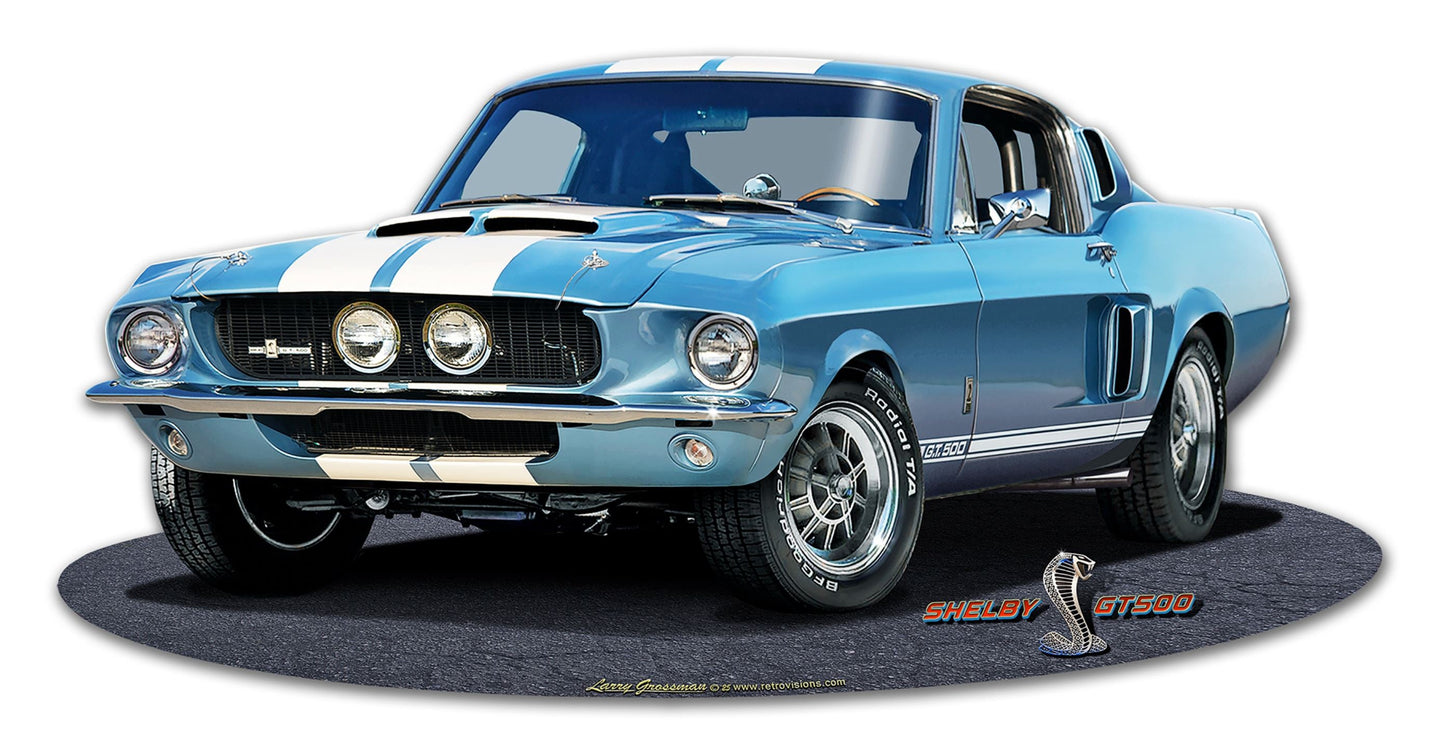 1967 Shelby Mustang Gt500 16 X 7