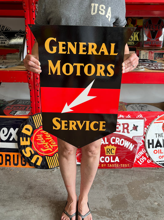 GM Service Vintage Style Metal Sign