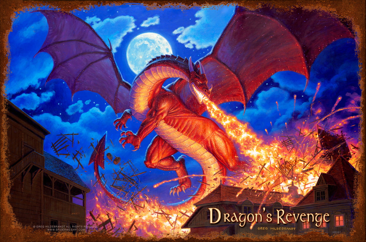Dragons Revenge 18 X 12
