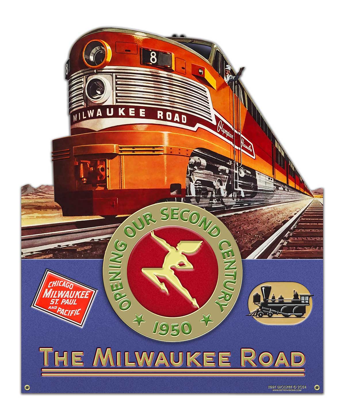 Milwaukee Road 18 X 22