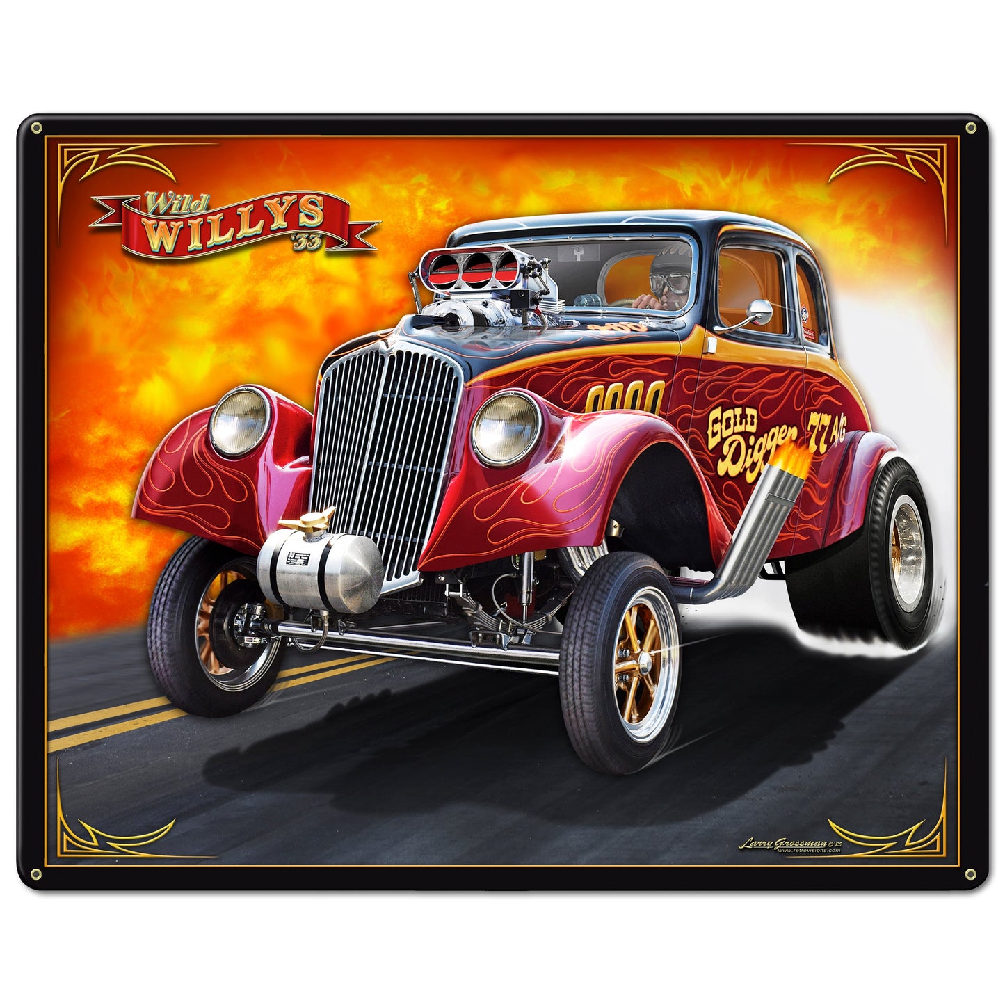 WILLYS GOLD DIGGER 24 x 30
