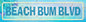 Beach Bum Blvd 20 X 5