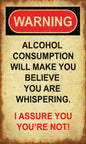 Warning Alcohol Consumption 8 x 14