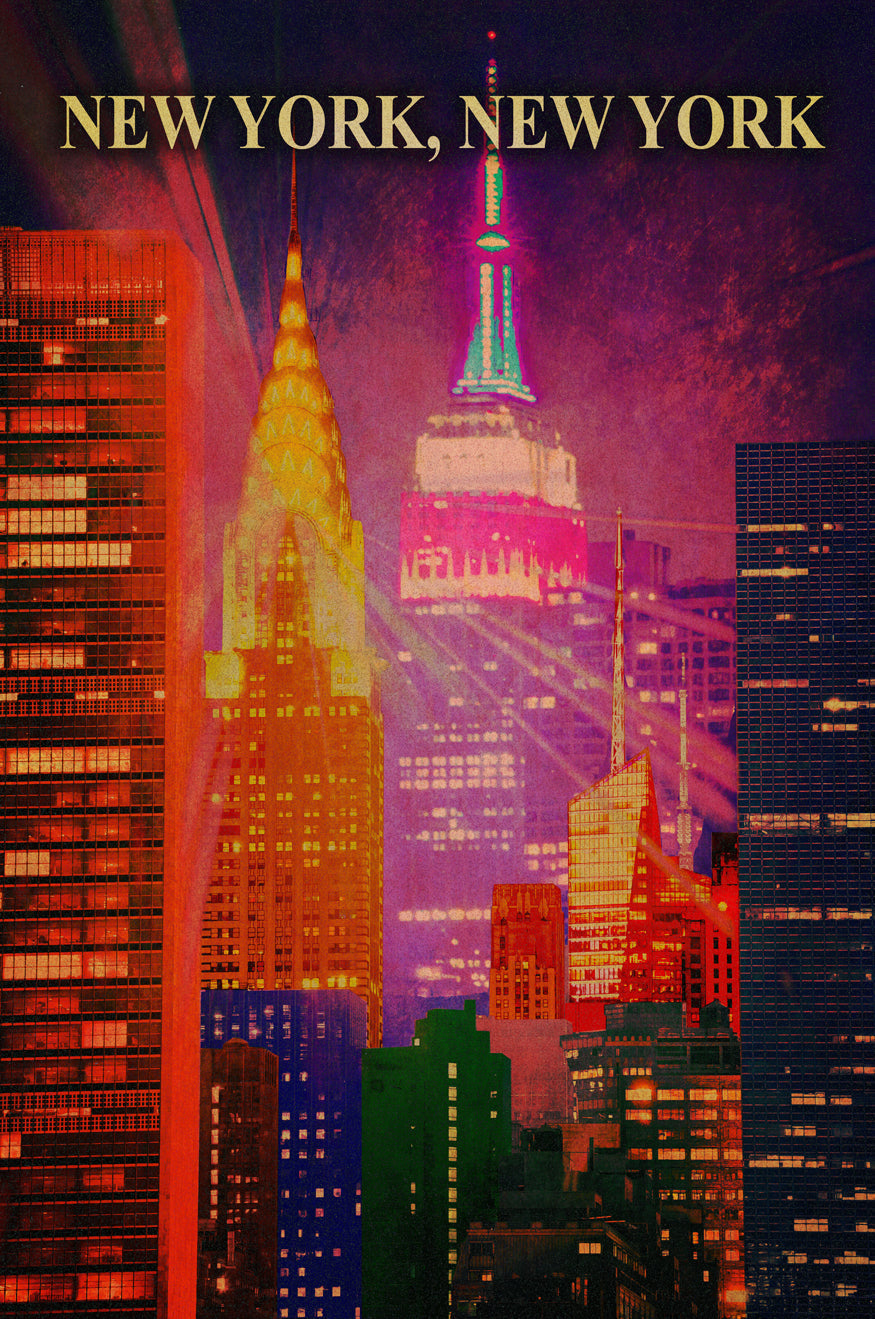 New York New York 16 x 24