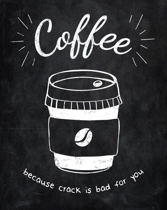 Coffee Crack Black 12 x 15