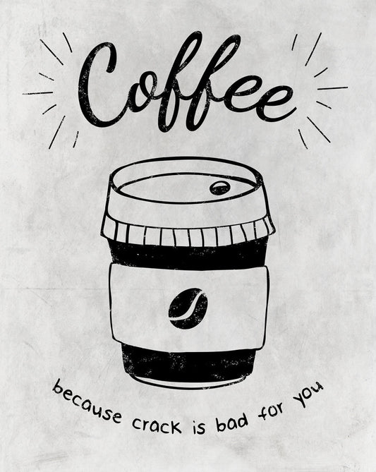 Coffee Crack White 12 x 15