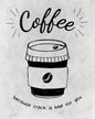 Coffee Crack White 12 x 15