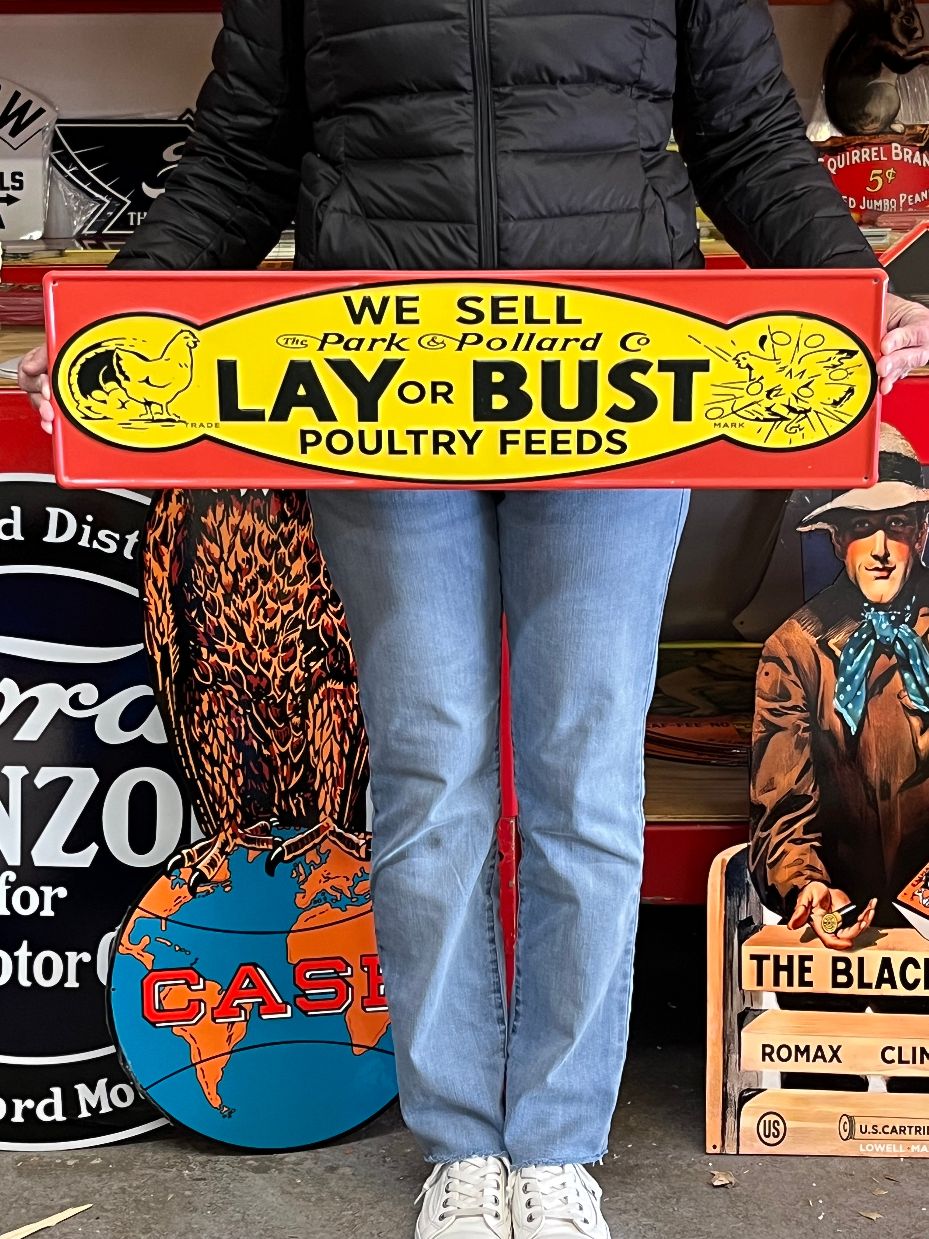 Lay Bust Poultry Feed – The Vintage Retro Signs Company