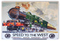 GWR Train Railroad 12×18