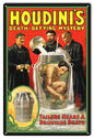 Houdini Drowning Death Magician 12×18
