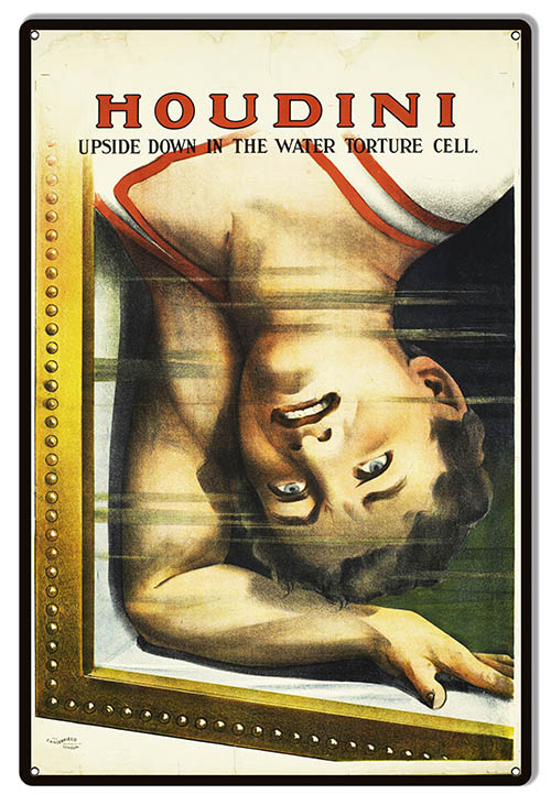 Houdini Torture Cell Magician 12×18