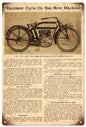 Excelsior Cycle Co 12x18
