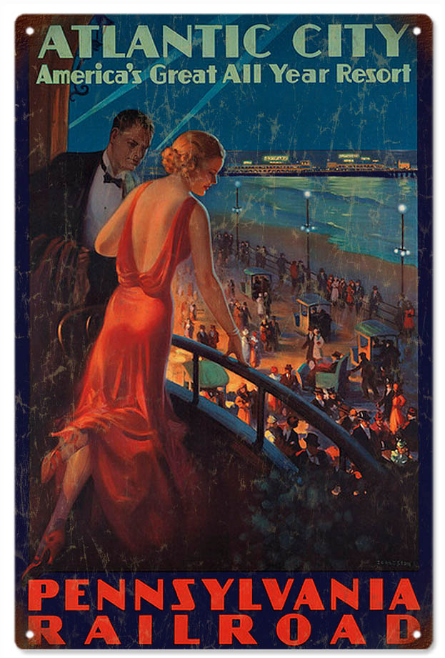 Atlantic City Pennsylvania Railroad 12x18